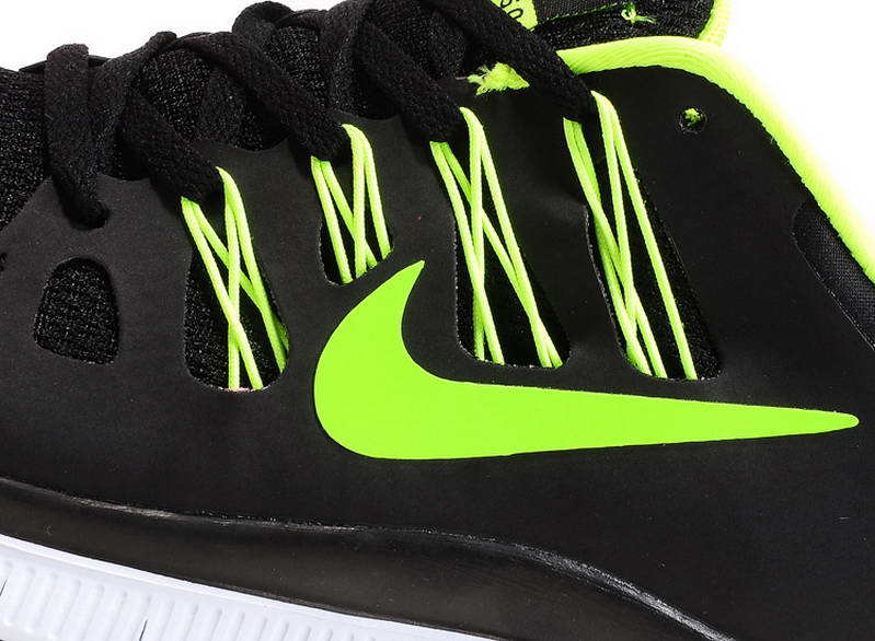 nike Free Run 5.0 V2 Mens Running Shoes New Breathable Black Green (2)